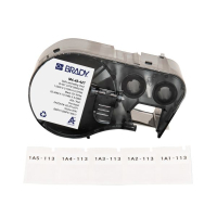 Стрічка для принтера етикеток Brady M4-48-427, вирубні, для Ø2-3мм, 200 шт, black on white, для M410 BMP41 M510 BMP51 BMP53 M511 (170752)