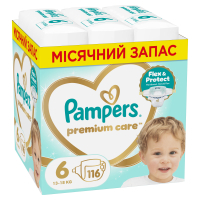 Підгузки Pampers Premium Care Розмір 6 (13-18 кг) 116 шт (8006530223744)
