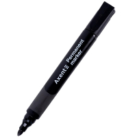 Маркер Axent Permanent Comfort Grip 2542-A, 2 мм круглий чорний (2542-01-A)
