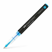 Ролер Faber-Castell Free Ink rollerball, колір чорнила блакитний, 1,5 мм, одноразовий (31225)