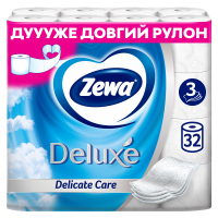 Туалетний папір Zewa Deluxe білий 3 шари 32 рулони (7322541343181)