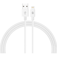 Дата кабель USB 2.0 AM to Lightning 1.2m AMD818L white Armorstandart (ARM64302)