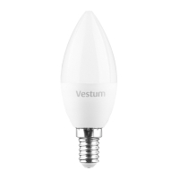 Лампочка Vestum C37 8W 4100K 220V E14 (1-VS-1311)