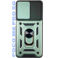 Чохол до мобільного телефона BeCover Military Poco M6 Pro 4G Dark Green (710939)