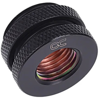 Фітинг для СРО Alphacool HF bulkhead connector passthrough G1/4 - deep black (17069)