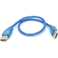 Дата кабель USB 2.0 AM/AM 0.3m blue Ritar (YT-AM/AM-0.3TBL)