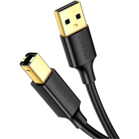 Кабель для принтера USB 2.0 AM/BM 2.0m black Ugreen (20847)