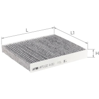 Фільтр салону ALPHA FILTER AF5122a
