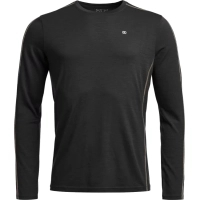 Термокофта Ortovox 185 Rock'n'Wool Long Sleeve Mns black raven - XXL - чорний (025.001.1289)