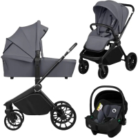 Коляска Lionelo Mika plus 3 in 1 grey stone (LO-MIKA PLUS 3IN1 GREY STONE)
