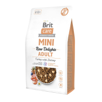 Сухий корм для собак Brit Care Mini Raw Delights Turkey with Shrimp для малих порід 2 кг (8595602571321)