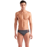 Плавки Arena Team Swim Briefs Solid 004773-504 темно-сірий 80 (3468337617730)