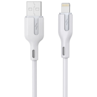 Дата кабель USB 2.0 AM to Lightning 1.0m 2.4A white Choetech (XAL-0003-WH-V2)