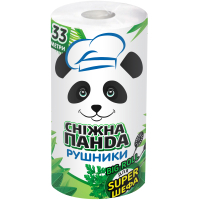 Паперові рушники Сніжна Панда Big Roll 2 шари 1 рулон (4823019010978)