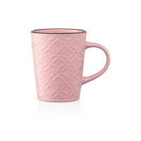 Чашка ARDESTO Relief 320 мл Pink (AR3474P)