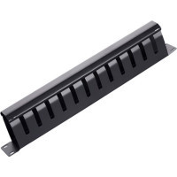 Кабельний організатор 19" 1U/12Port з кришкою, корпус метал Voltronic (20023)