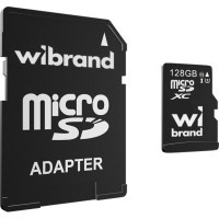 Карта пам'яті Wibrand 128GB microSD class 10 UHS-I U3 (WICDHU3/128GB-A)