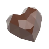 Форма для шоколаду Chocolate World "Діамантове серце" 34х33х20 мм 21 шт/13 г (0245 CF)