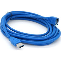 Дата кабель USB 3.0 AM/AF 3.0m blue Voltronic (YT-3.0AM\AF-3.0BL)