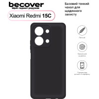 Чохол до мобільного телефона BeCover Silicone Xiaomi Redmi 15С 5G (173mm) EU Black (713784)