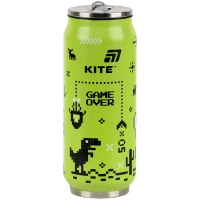 Поїльник-непроливайка Kite Game over термочашка з трубочкою, 500 мл (K25-1264-1)