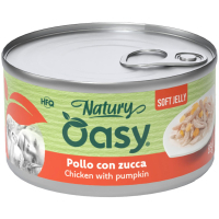 Консерви для котів OASY Wet Natury з куркою та гарбузом 85 г (8054329513170)