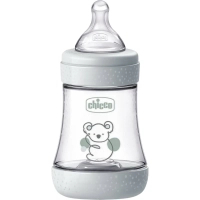 Пляшечка для годування Chicco Perfect 5 із силіконовою соскою 0+ місяців 150 мл Сіра (20211.32.40)