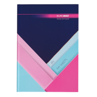 Канцелярська книга Buromax А4 MODEST 144 аркушів, клітинка, темно-синій-2 (BM.24419102-03i)