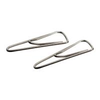Скріпки канцелярські Axent triangular, nickel-plated, with a bend, 25мм 100шт (4105-А)