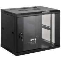 Шафа настінна Kingda 12U 19" 600x600 RAL9004 (KD-007-6612)