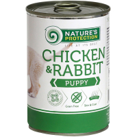 Консерви для собак Nature's Protection Puppy Chicken&Rabbit 400 г (KIK45090)