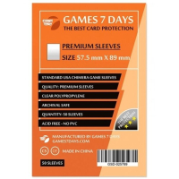 Протектор для карт Games 7 Days 57,5 х 89 мм, Standard USA Chimera, 50 шт (PREMIUM) (GSD-025789)
