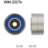 Ролик натягувача ременя SKF VKM 22174