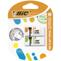 Гумка Bic Plast Office Mini, 2 шт в блістері (bc927858)