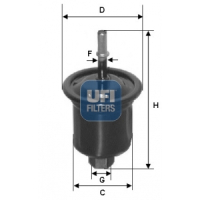 Фільтр паливний UFI 31.731.00
