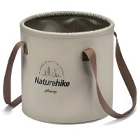 Відро складане Naturehike ПВХ NH20SJ040 20 л світло-коричневий (6927595764633)