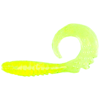 Силікон рибальський FishUP Fancy Grub 2" 046 - Lemon (10шт/уп) (1864.04.11)