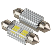 Автолампа PULSO LED SV8.5/T11x36mm/4 SMD-5730/9-18v/130Lm (LP-62036)