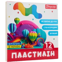 Пластилін 1 вересня Classic 12 кольорів 240 г (540671)