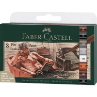 Лайнер Faber-Castell набір капілярних ручок Pitt Artist Pens Classic, 8 штук різних кольорів (32104)