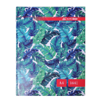 Канцелярська книга Buromax А4 FLORISTICA 144 аркушів, клітинка, бірюзовий (BM.24419102-06)