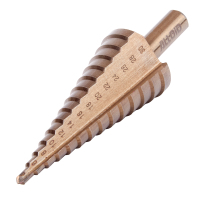 Свердло Alloid Pro, ступеневе, по металу, кобальтове, Р6М5К5, 4–30мм (SD-0430)