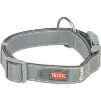 Нашийник для тварин Trixie Premium Reflect світло відбиваючий графіт XS-S 25-35 см/20 мм (4011905673455)