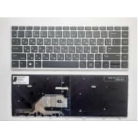 Клавіатура ноутбука HP ProBook 430/440/445 G5 черн,серебр,подсв (A46133)