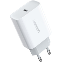 Зарядний пристрій Ugreen USB-C PD20W CD137 white (60450)