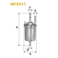 Фільтр паливний Wixfiltron WF8311
