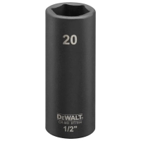 Торцева головка DeWALT IMPACT ударна довга, 1/2 х 20 мм (DT7554)