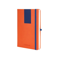 Книга записна Optima А5 COMBI-5, тверда обкладинка, гумка, лінія (O20125-05)