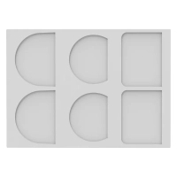 Форма для випікання Silikomart Chablon Buche 96x73 - 87x70 - 96x73 h 2 мм (CHA06 CHABLON BUCHE)