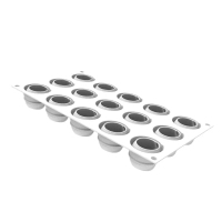Форма для випікання Silikomart Givre d 40 h 30 мм (15x30 мл) (GIVRE 30)